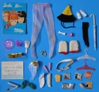 Vintage 1960/1970s Barbie Japan - Accessories LOT - Socks, Hat, Glove, Shoes+