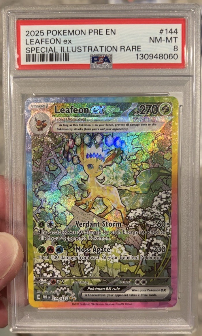 Leafeon ex 144/131 Sv: Prismatic Evolutions Holo for sale online