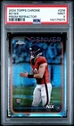 2024 Topps Chrome Bo Nix Prism Refractor Rookie RC #206 PSA 9 Mint