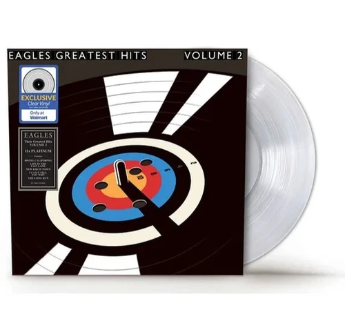 Eagles Greatest Hits Volume 2 Clear Vinyl LP Walmart Exclusive New Sealed