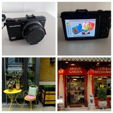 Olympus XZ-1 Digital Camera CCD Sensor For Film Look , Black , Great Condition