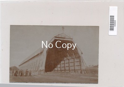 Zeppelin Luftschiff Halle Hangar Friedrichshafen Luftschiffbau Foto 1909 X253