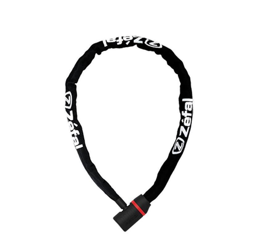 Antivol chaine velo a cle Zefal k-traz m14 noir dimensions 8mm x 1.20m