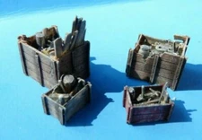 O/On3/On30 JUNK FILLED CRATES ASSORTMENT WISEMAN MODEL SERVICES DETAILS O530