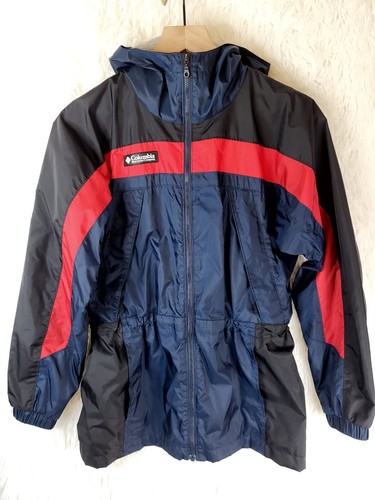 COLUMBIA Boys SKI SHELL Hooded Jacket Full Zip Size 14  16 WINDBREAKER NICE - Picture 6 of 24
