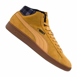 zapatillas puma marron