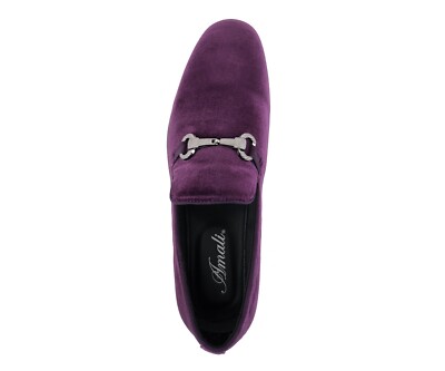Amali Velvet Tuxedo Mens Formal Slip On Loafers w/ Matching  display picture 1