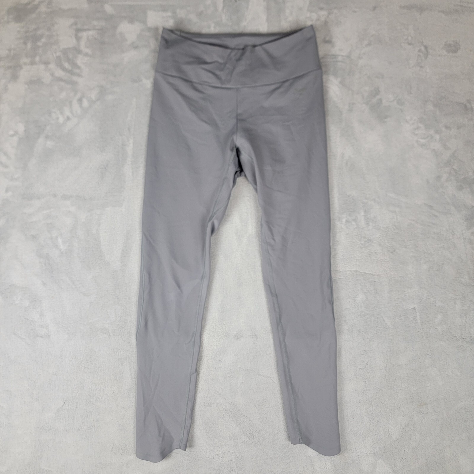 Gymshark Leggings Womens Medium Grey Elastic Waistband Low Rise Flat Front