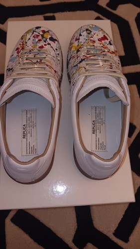 Maison Margiela Replica white/multicoloured trainers. Mens/Unisex. UK6/Eu 39 - Picture 3 of 13