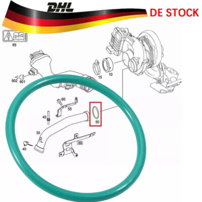 Für Mercedes-Benz Dichtung Dichtring Ladeluftschlauch CDI A0149976445 DE