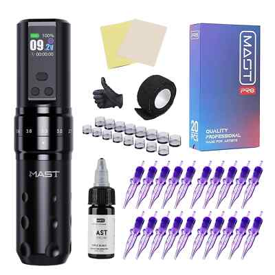 Mast Fold3 Wireless Tattoo Machine Adjustable 7 Strokes Mast Fold3 Wireless Tattoo Machine Adjustable 7 Strokes