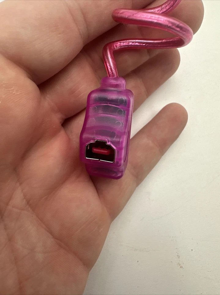 Nintendo Game Boy Advance NYKO Rosa Fucsia Gusano Luz para Sistema GBA Funciona Foto 3 de 4