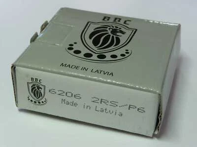 ** 1x BBC-R - Rillenkugellager 6206-2RS ...... 30x62x16mm ..... **NEU**