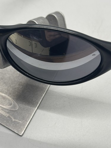 Brandneu Vintage Oakley Eye Jacket 1.0 Gen 2 schwarz mit schwarzen Iridium Gläsern! - Bild 3 von 15