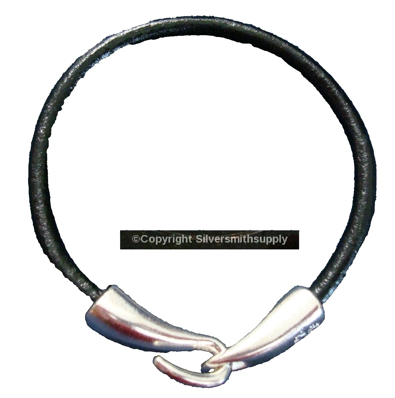 Collares y colgantes de cuero Plateado Plata Sin Piedra para hombres