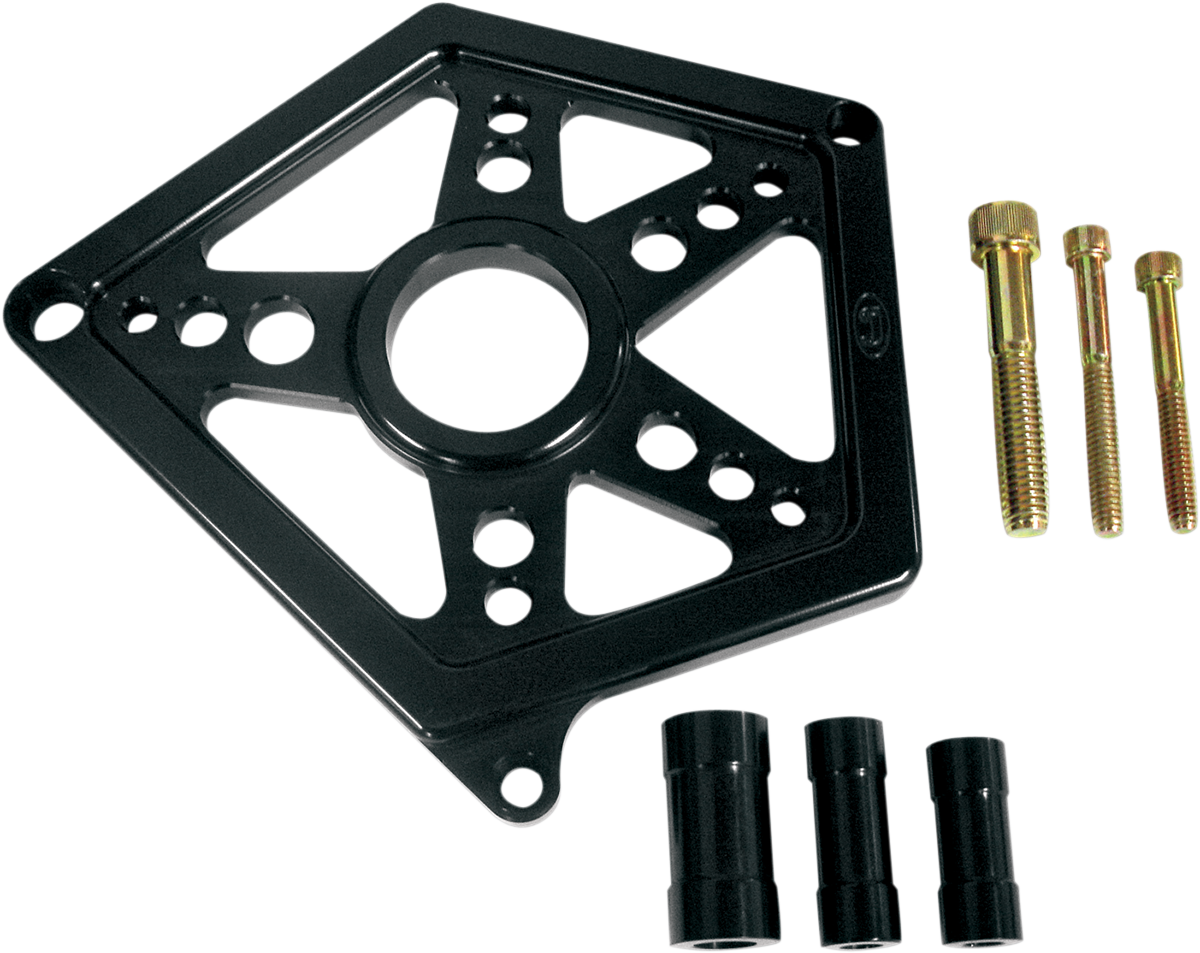 Joker Machine Black Front Pulley Cover 2004-2022 Harley
