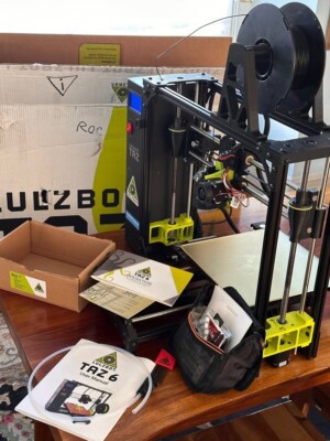 LulzBot TAZ 6 3D Printer with Upgraded Titan Aero Extruder Head Original Box SH
