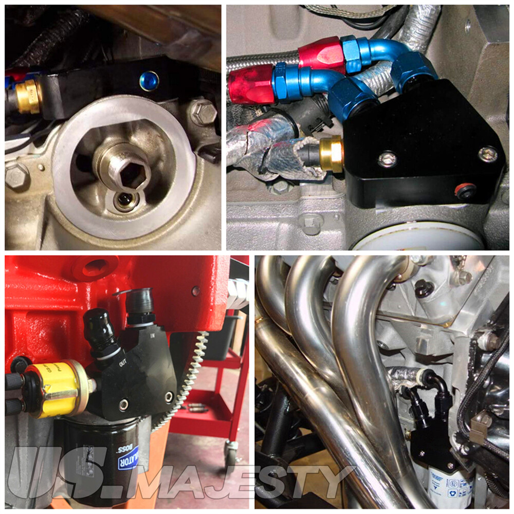 25 Row Engine Oil Cooler Kit For Corvette C5 9704 C6 0513 C7 LS1 LS2