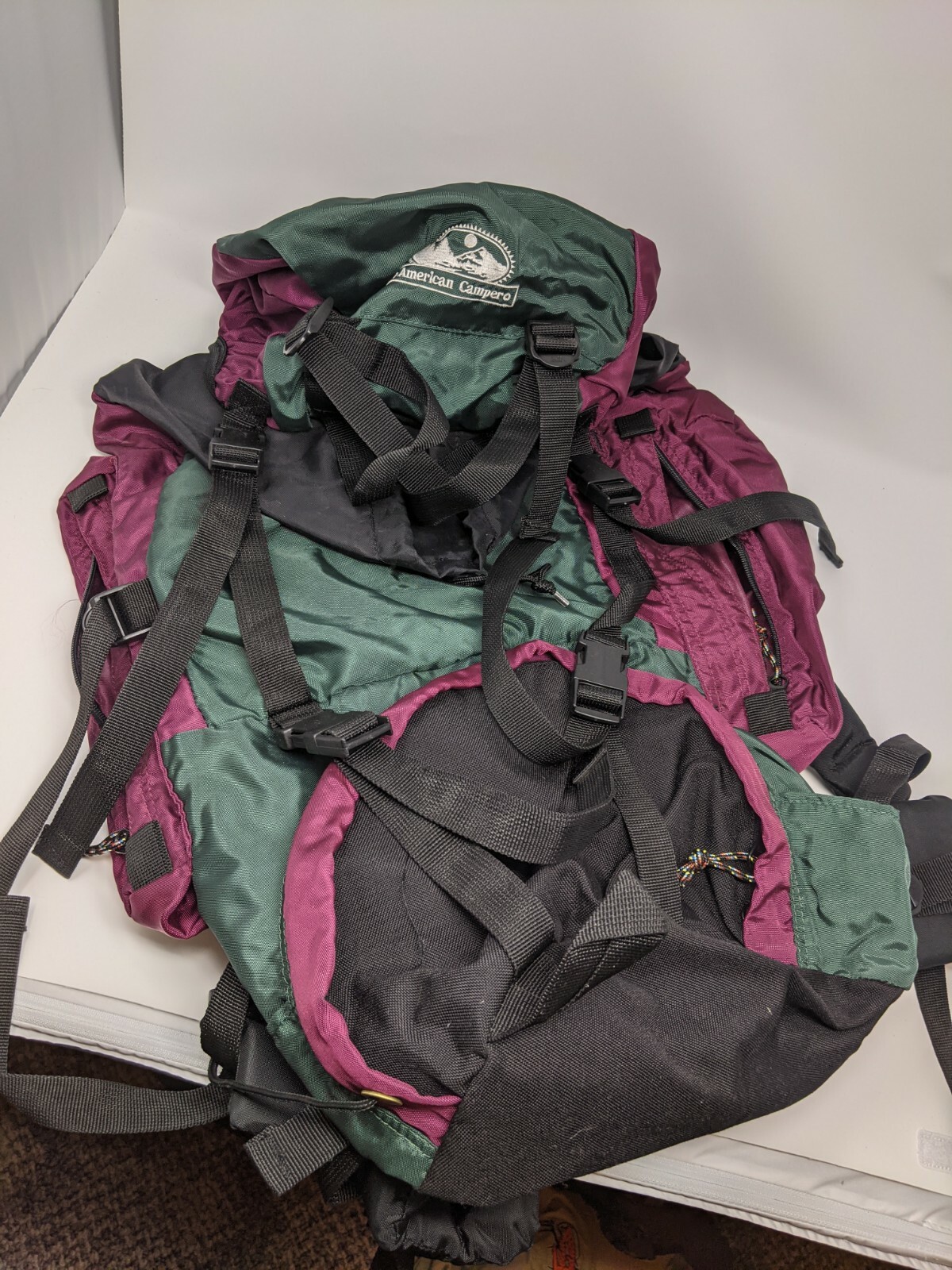 Vintage American Camper Hiking Backpack Frame Day Pac… Gem