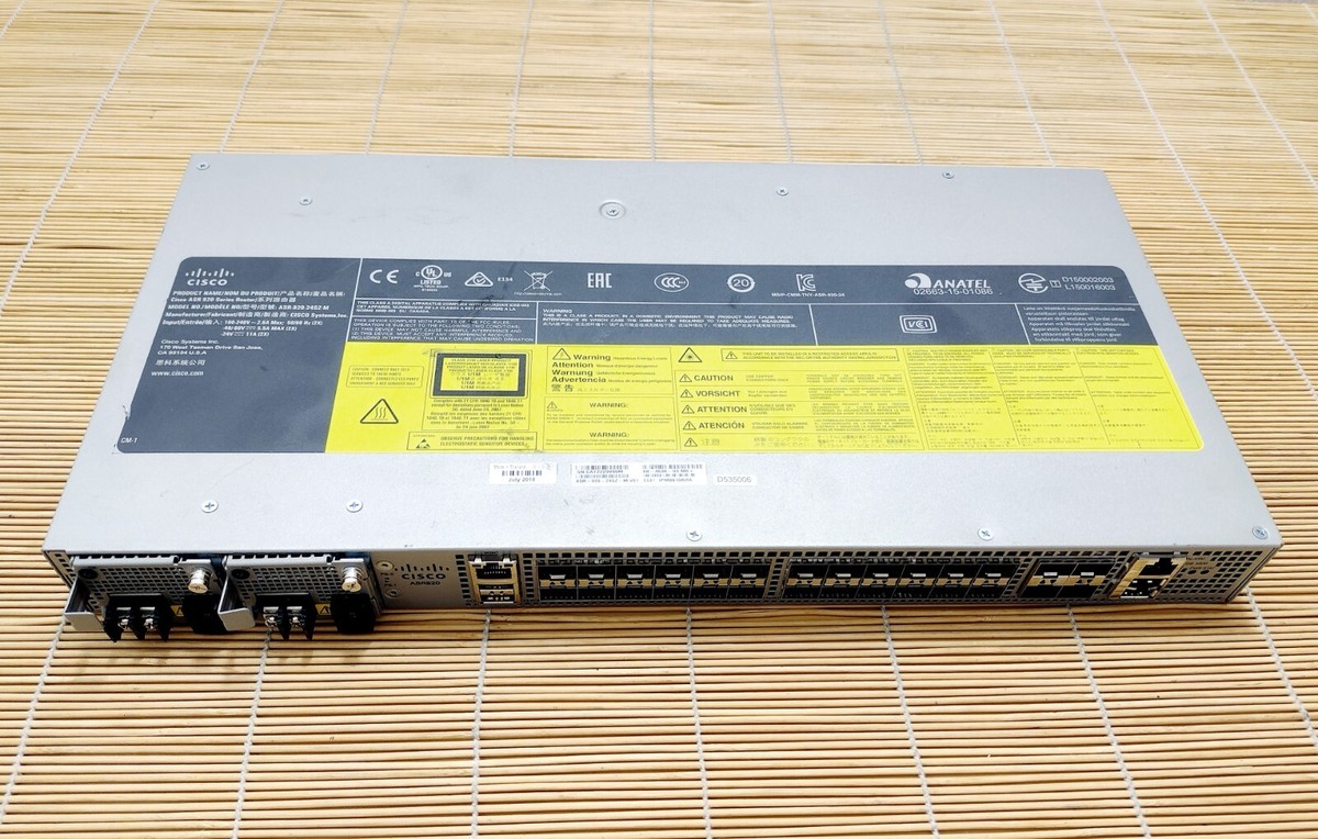 Cisco ASR-920-24SZ-M ASR920 24x GE 4x 10GE Router 2x DC PWR | eBay