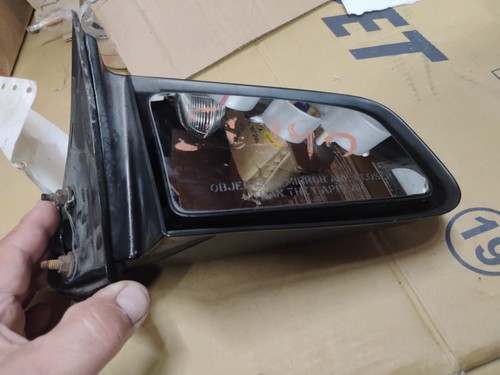 1982-1992 Chevrolet Cavalier Passenger Right Side Mirror BLACK Original OEM - Picture 3 of 8