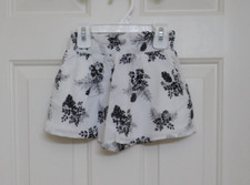 NWT Janie and Jack Black Floral Shorts sz 3 5 6 or 7