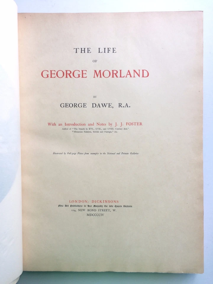 Antique George Morland Life 1904 Limited Edition Illustrated Folio Art History - Image 4 of 4