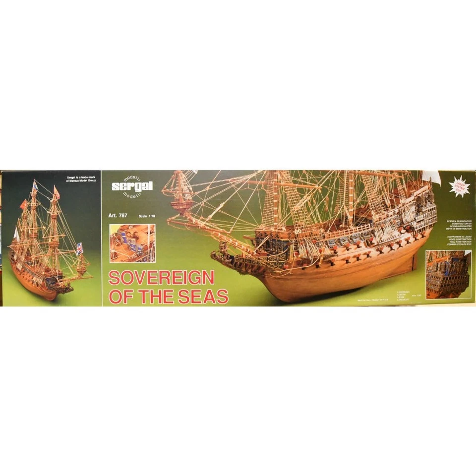 Mantua Model Sovereign of the Seas - Sovrana dei Mari art. 787 kit scala 1:78 - Immagine 2 di 4