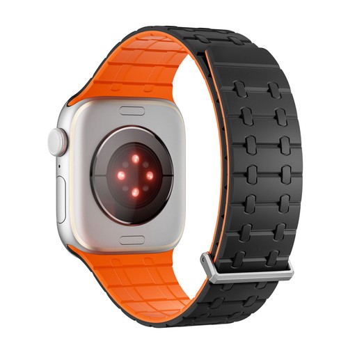 Magnetic Snap Silicone Sport Strap Band for iWatch Series 10 9 8 7 6 5 4 3 1 - 第 4/38 張圖片