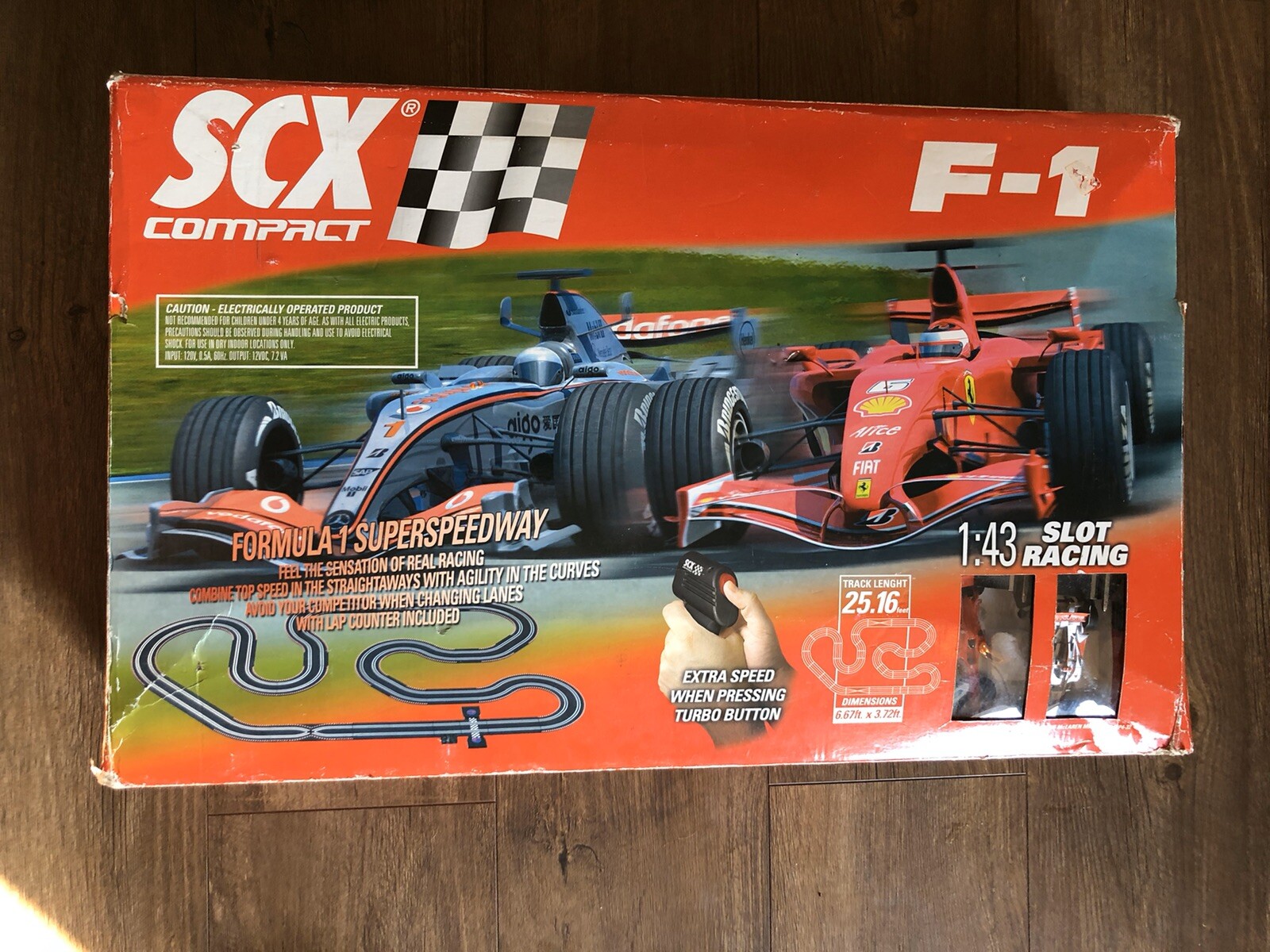 scx slot cars 1 43
