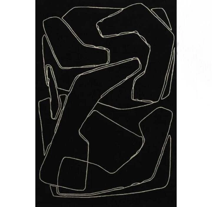 Modern Hand-Tufted Wool Area Rug Premium Quality Handmade Carpet for Home Décor - Image 2 of 2