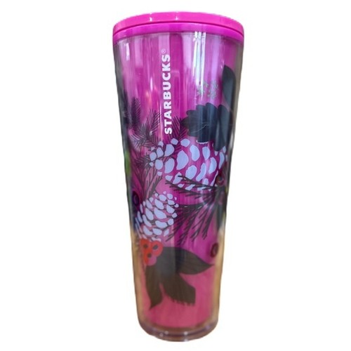 Starbucks 2021 Christmas Holiday pink Poinsettia Color Change Venti Tumbler