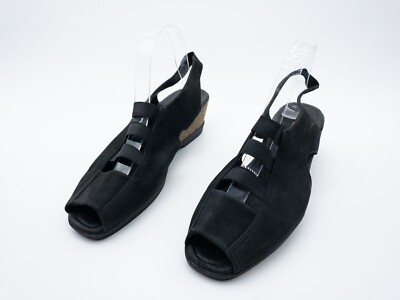 ecco Damen Sandale Sandalette Sommerschuh Halbschuh schwarz Gr41 EU Art 17949-98