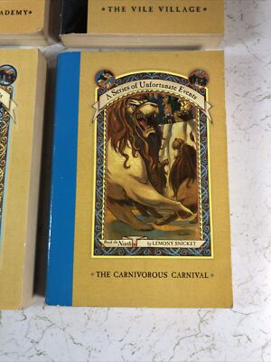 A Series of Unfortunate Events Replacement 4 Book Lot 5 7 9 10 Lemony Snicket A Series of Unfortunate Events Replacement 4 Book Lot 5 7 9 10 Lemony Snicket