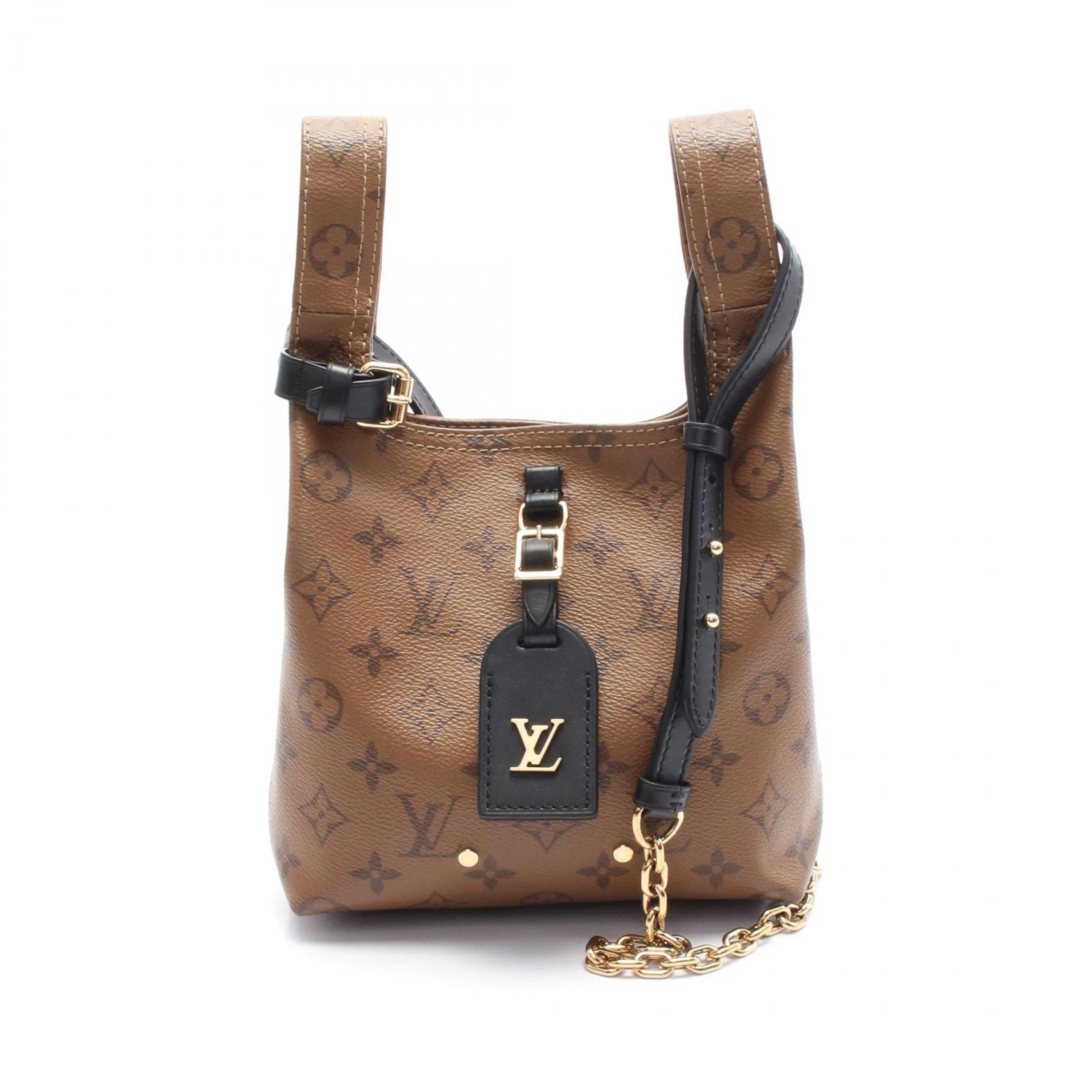 LOUIS VUITTON（LV） Borsa a tracolla Louis Vuitton Atlantis BB catena a mano M46816 Monogram Reverse marrone