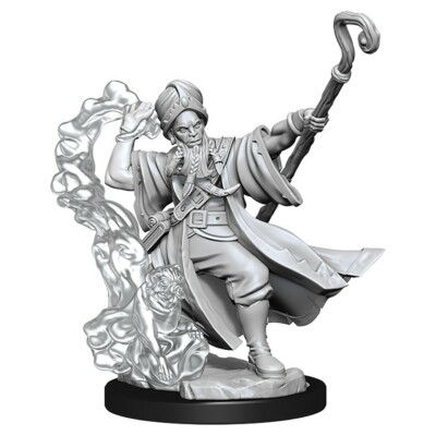 Dungeons & Dragons Frameworks Male Human Wizard Miniature Wizkids 75030