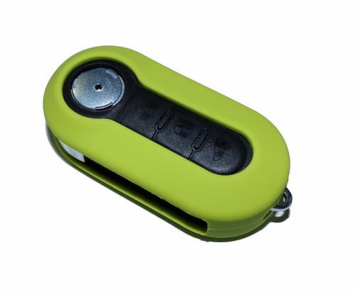 FUNDA PARA LLAVE EN SILICONA FIAT 500 PUNTO EVO BRAVO PANDA LANCIA Y CARCASA - Picture 44 of 48