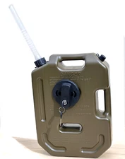 10L Gallon Utility Jugs Water Container Storage Fuel Gasoline Can w/Mount Lock