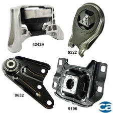 Engine Motor & Auto Trans. Mount 4Pcs Set for Mazda 3 07-09 Naturally Aspirated