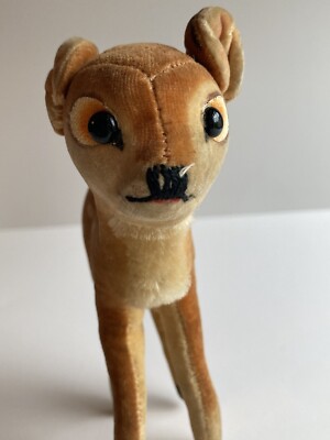 Vintage Steiff Velveteen Walt Disney Bambi 6” No Tags | eBay
