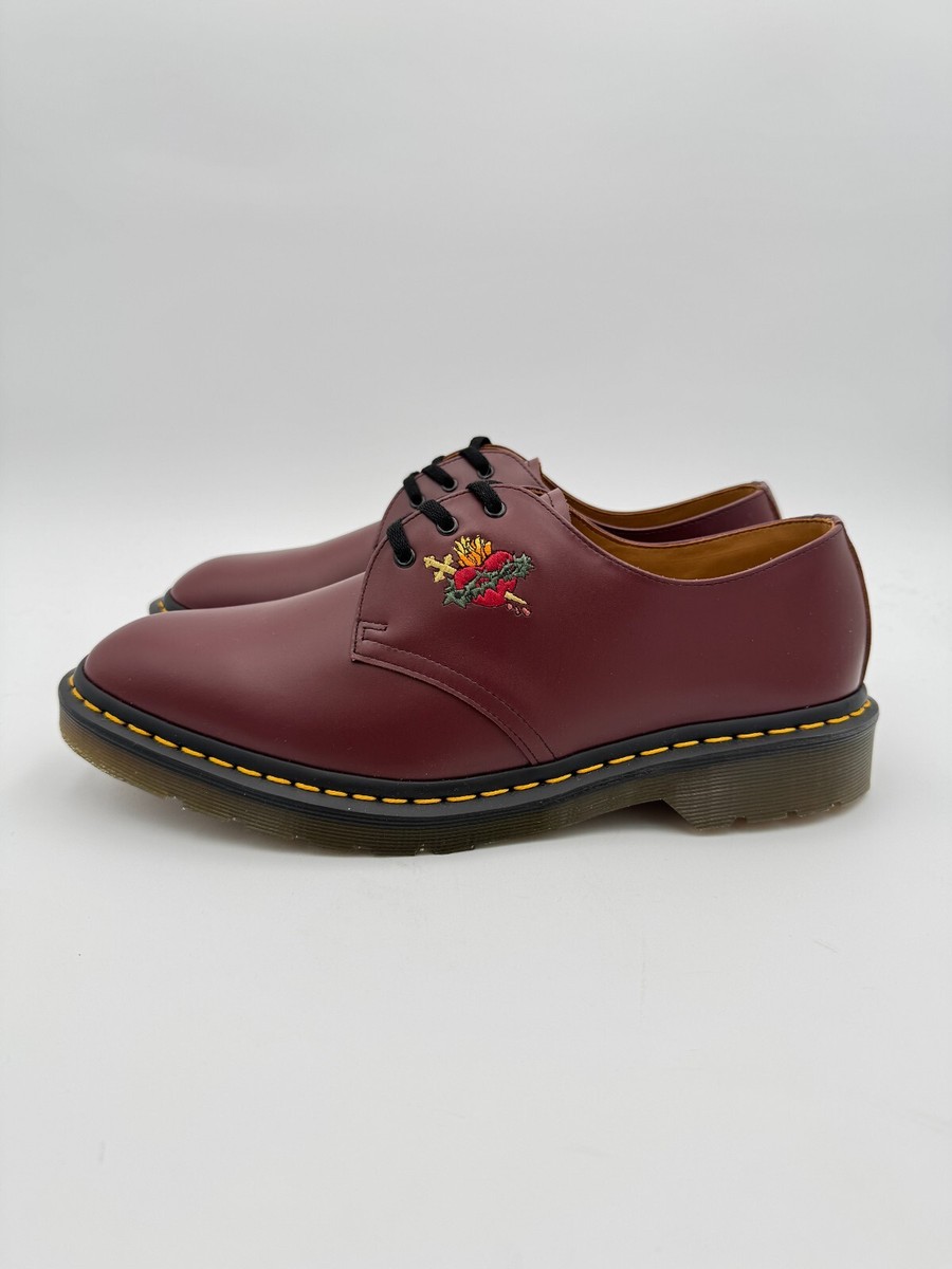靴 Dr.martens 1461 Supreme Sacred Heart red Size 11 - Supreme x Dr. Martens Sacred Heart 3-Eye Oxford Oxblood