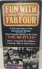 The Beatles Fun With The Fab Four Vhs John George Paul Ringo Documentary 1986