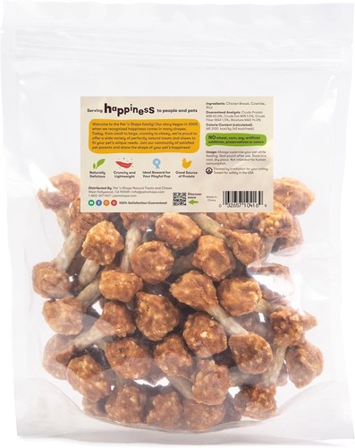 100% Natural Chicken & Rice Dumbbell Dog Treats - 1 Pound of Healthy Goodness - Picture 4 of 9