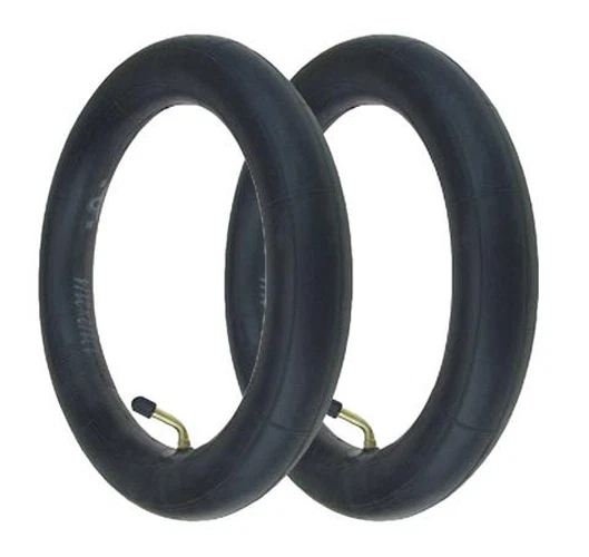 2 PRAM INNER TUBES BENT VALVE FOR TRAXX JAGUAR PRAMS