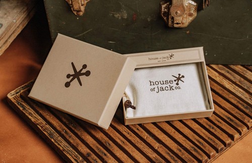 House of Jack Co. Schmale Kartenbörse für Herren, minimalistische Fronttasche, kleine Bi... - Bild 8 von 8