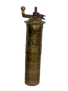 ANTICO MACINACAFFE IN BRONZO EPOCA '800 FRANCESE