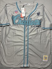 Charlotte Black Hornets NWT Jersey Mens 3XL Gray 1950 Negro Baseball #31 NEW