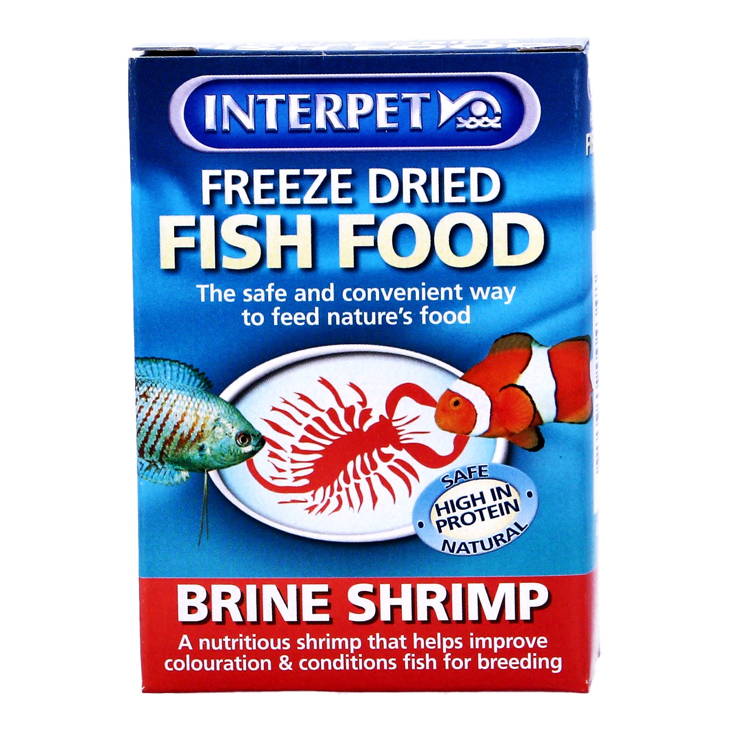 Interpet Freeze Dried Fish Food Brine Shrimp 4g Freshwater Tropical Aquarium