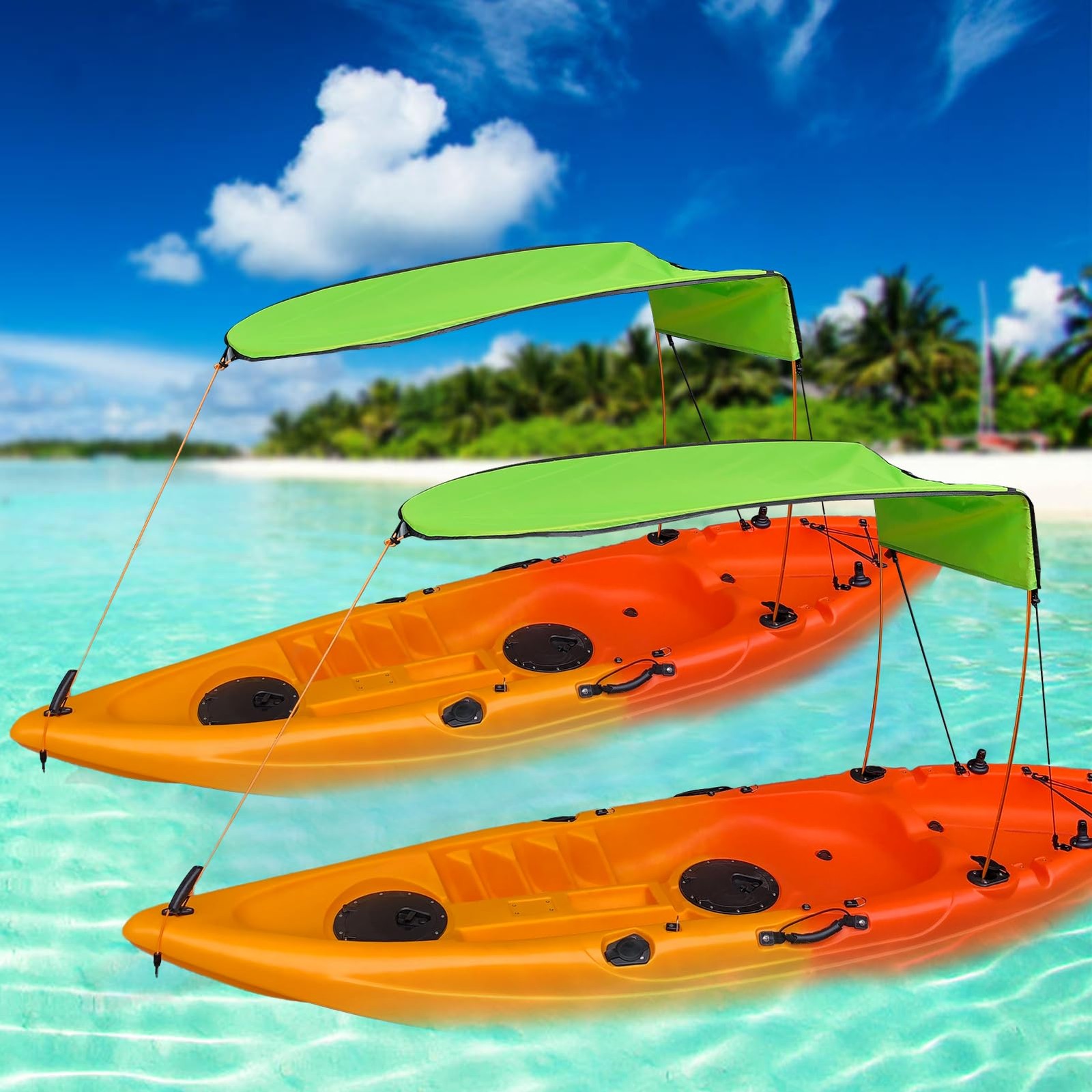 Kayak Sun Shade Canopy Kayak Boat Canoe Sun Shade Canopy for Single Person UV...
