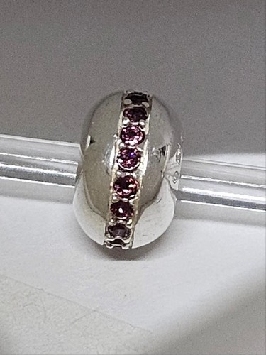 New Chamilia PURPLE WINK Swarovski Crystals & Sterling 925 Bead 2083-0244 $60 - Picture 10 of 10